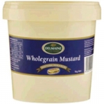 Delmaine Wholegrain or Dijon Mustard. 1kg.